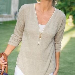 Soft Surroundings Valentina Top Long Sleeve